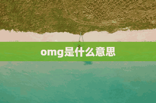 omg是什么意思